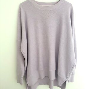 Aerie Light Purple Women's Crew Neck Sweater